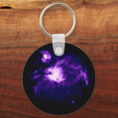 Paarse Orion Nebula : Melkweg Sleutelhanger (Voorkant)