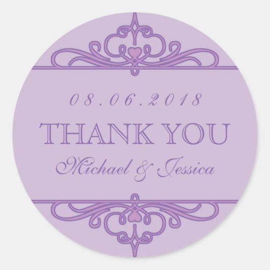 Paarse    Ornament voor Stickers (Voorkant)