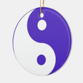 Paarse ornament Yin & Yang (Links)