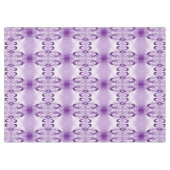Paarse Ornamenten Kerstvakantie Tafelkleed (Voorkant (Horizontaal))