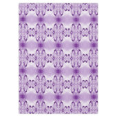 Paarse Ornamenten Kerstvakantie Tafelkleed (Voorkant)