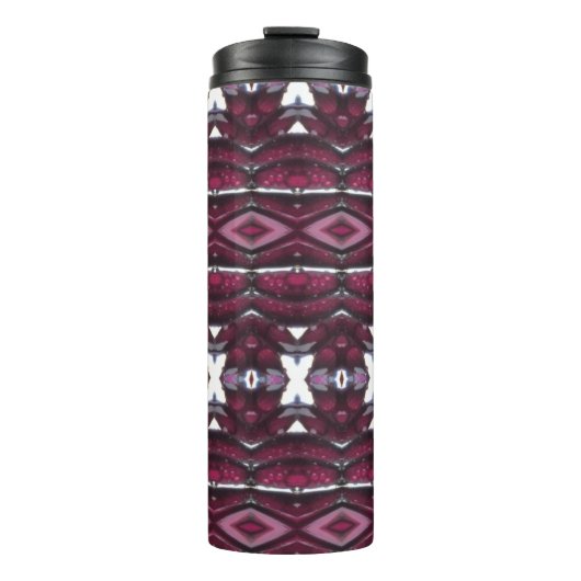 Paarse Osteo Ikat Thermosbeker (Voorkant)