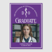 Paarse osteopathische medische school Afstuderen m (Voorkant)