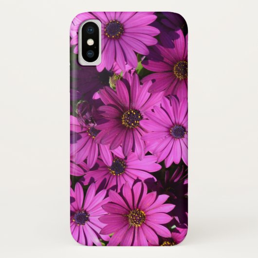 Paarse Osteospermbloemen Case-Mate iPhone Case (Achterkant)