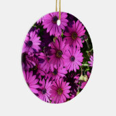 Paarse Osteospermbloemen Keramisch Ornament (Rechts)