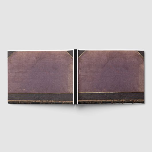  Paarse oude boek gastenboek (Volledig)