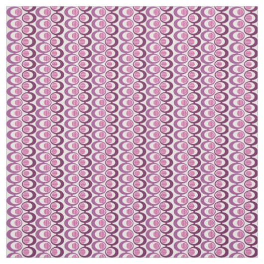 Paarse ovale stralen stof (Swatch)