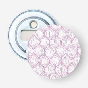 Paarse ovale strepen button flesopener