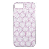 Paarse ovale strepen Case-Mate iPhone case (Achterkant)