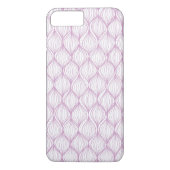 Paarse ovale strepen Case-Mate iPhone case (Achterkant)