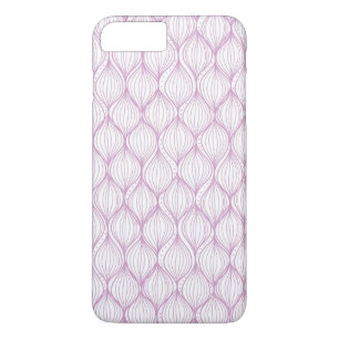 Paarse ovale strepen Case-Mate iPhone case