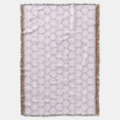 Paarse ovale strepen deken (Voorkant Verticaal)