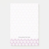 Paarse ovale strepen post-it® notes (Voorkant)