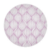 Paarse ovale strepen snijplank (Voorkant)