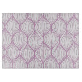 Paarse ovale strepen snijplank (Voorkant)