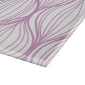 Paarse ovale strepen snijplank (Hoek)