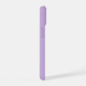 Paarse Ovale Vervangbare Foto  iPhone 15 Case (Rechterkant)