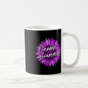 Paarse Overdosis Awareness Gifts Survivor Ribbon O Koffiemok