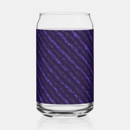 Paarse Overreding Blikvorm Glas (Voorkant)