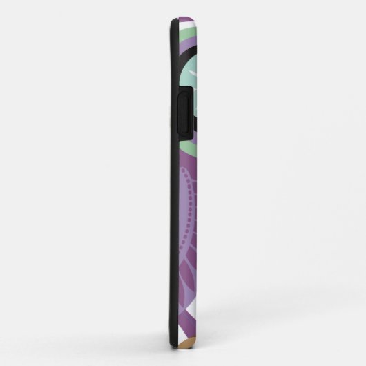 Paarse Owl iPhone 5 Hoesje (Achterkant/rechts)