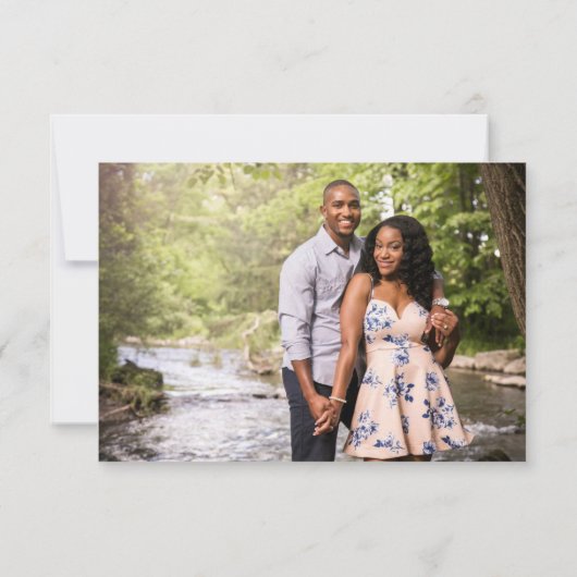 Paarse paar respons Kaart (Achterkant)