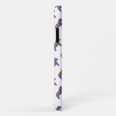 Paarse paard iPhone Case (Achterkant/rechts)