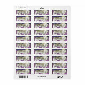 Paarse paarden etiket (Full Sheet)