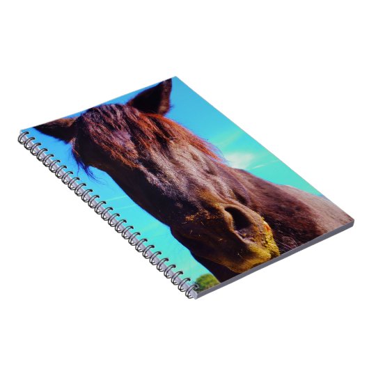 Paarse paarden met groene mond notitieboek (Rechterzijde)