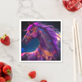 Paarse paarden servet