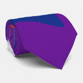 Paarse paarden stropdas (Opgerold)