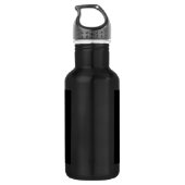 Paarse Paardensport Waterfles (Achterkant)