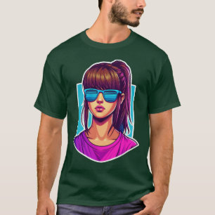 Paarse Paardenstaart T-shirt