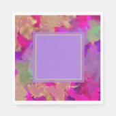 Paarse, paarse en goudmarmer servet (Voorkant)