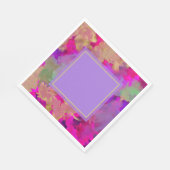 Paarse, paarse en goudmarmer servet (Hoek)