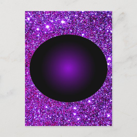 Paarse Paarse optische verlichting Briefkaart (Voorkant)
