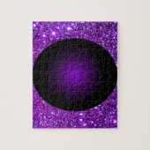 Paarse Paarse optische verlichting Legpuzzel (Verticaal)