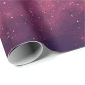 Paarse Paarse Sterrenhemel Kosmische Melkweg Hemel Cadeaupapier (Rol Hoek)
