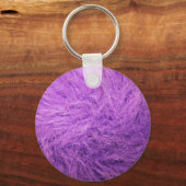 Paarse Paarse Vacht Sleutelhanger (Voorkant)