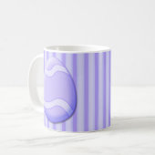 Paarse paasbeker koffiemok (Voorkant links)