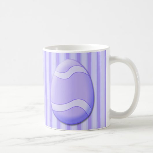 Paarse paasbeker koffiemok (Rechts)