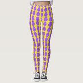 Paarse paaseieren leggings (Voorkant)