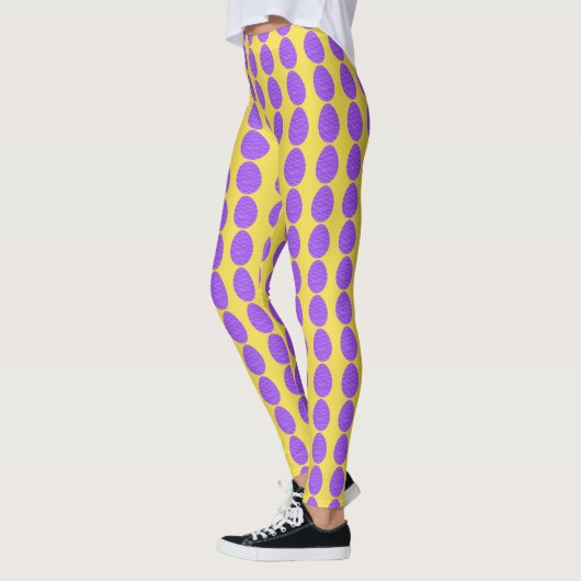 Paarse paaseieren leggings (Links)