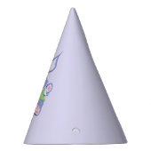 Paarse paashaas feesthoedjes (Rechts)