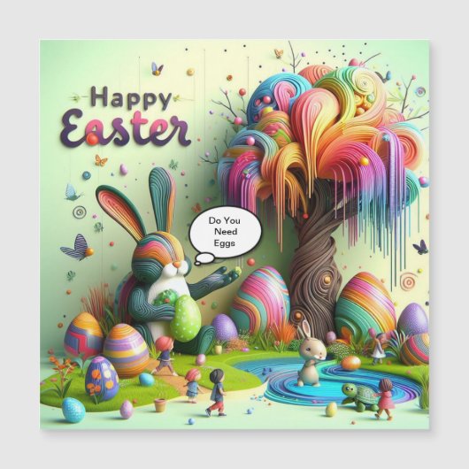 Paarse paasnijlpaard (Voorkant)