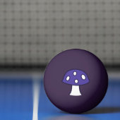 Paarse paddenstoel Ping Pong Ball (Net)