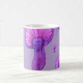 Paarse paddenstoelenfeest koffiemok (Center)