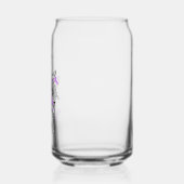 Paarse Paisley Blikkoeler Blikvorm Glas (Links)
