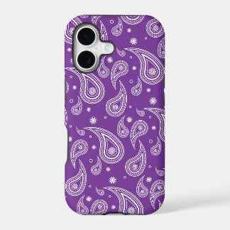 Paarse Paisley iPhone 5 Phone Case
