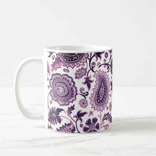 Paarse Paisley Mok (Links)