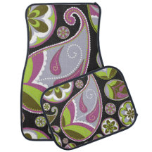 Paarse paisley patroon